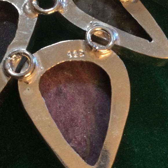 Breathtaking Genuine Ruby Zoisite Necklace With Pearls - Picture 8 of 12